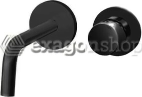 Paffoni Jo Jo007no70 Miscelatore Lavabo Ad Incasso Con Piastra E Bocca 245 Mm Nero Opaco