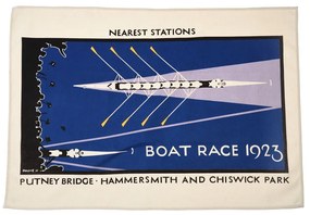Strofinaccio in cotone 50x70 cm Boat Race – Rex London