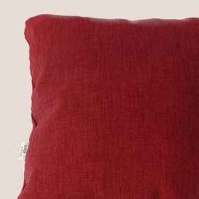 Honey cuscino disponibile in diversi colori realizzato in tessuto simil cotone impermeabile T13 rosso