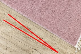 Tappeto BERBER 9000 rosa Frange berbero marocchino shaggy - PRODOTTO DI SECONDO GRADO