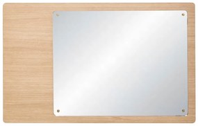 Specchio da parete con cornice in legno 80x50 cm Split - Hübsch