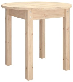 Tavolino da salotto Ø 45x40 cm in legno massello di pino