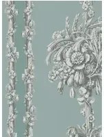 Little Greene Carta da parati Chelsea Bridge - Archive Blue