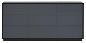 Cassettiera nera , larghezza 150 cm Doric - Teulat