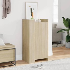 Scarpiera Rovere Sonoma 52x37,5x100 Cm İn Legno Multistrato /