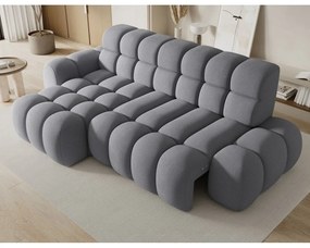 Divano angolare grigio allungabile (con penisola a sinistra/con chaise lounge) Ceedro – ELTAP