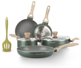 Batteria pentole 8 pezzi scritta Cooking Therapy