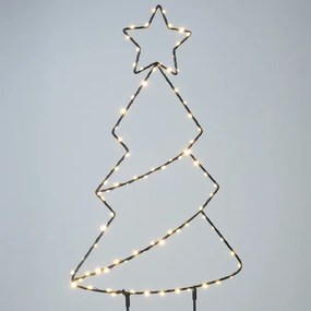 Brilagi - Decorazione natalizia da esterno a LED LED/3xAA IP44 68x29 cm albero