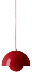 Flowerpot VP1 Lampada a Sospensione Vermilion Red - &Tradition