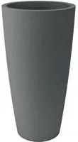 Vaso a Colonna Colore Tortora 38x85H cm in Plastica con contenitore estraibile