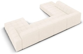 Divano angolare crema (angolo sinistro/"U") Chicago - Cosmopolitan Design