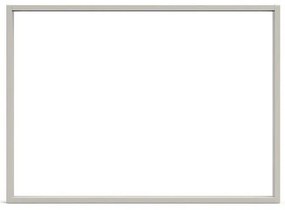 Gamba per mobili rettangolare STEELMI Tube in acciaio cromo opaco L 98 x P 8 x H 71 cm