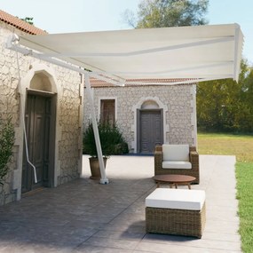 Tenda Da Sole Autoportante Manuale 600x350 Cm Crema /