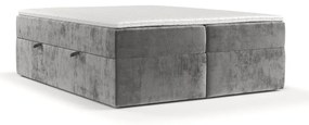 Letto boxspring grigio con contenitore 180x200 cm Yoko - Maison de Rêve