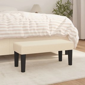 Panca Crema 70x30x30 Cm İn Tessuto /