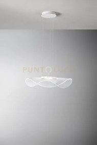 Sospensione in metallo bianco medusa led 45w 3000k cri?80 220-240v ...