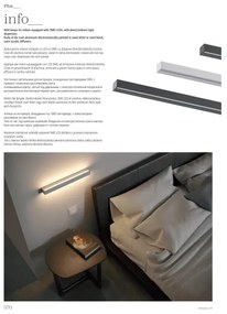 Redo 01-2762 - Applique da parete PLOT LED/21W/230V 60 cm bianco