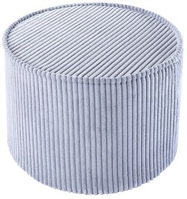 Pouf per bambini blu con rivestimento in velluto a coste – Wigiwama