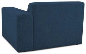 Modulo divano in bouclé blu scuro (angolo destro) Roxy - Scandic
