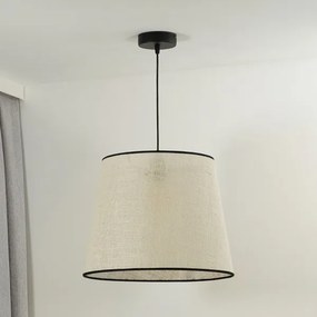 Duolla - Lampadario a sospensione con filo YUTE 1xE27/15W/230V diametro 38 cm grigio/nero