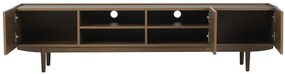 Mobile TV con ante in legno scuro L180 SANAA