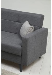 Divano letto 3 posti KORFU grigio scuro