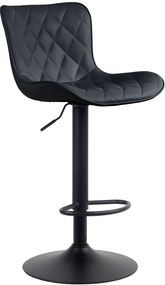 Sgabello Da Bar Di Design Emma - Esclusività E Comfort Che Ispirano / Schwarz / Kunstleder