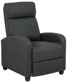 Poltrona relax antracite Siom - Actona