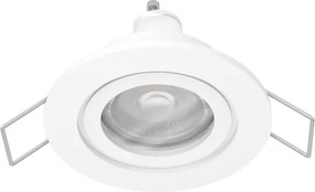 Eglo 902247 - Faretto LED da incasso a soffitto per bagno BARRANCO 1xGU10/4,5W/230V IP44 bianco