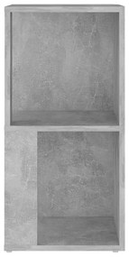 Armadio angolare grigio cemento 33x33x67 cm in truciolato