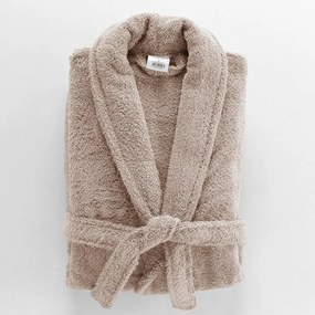 Accappatoio marrone chiaro in cotone M Tendresse – douceur d'intérieur