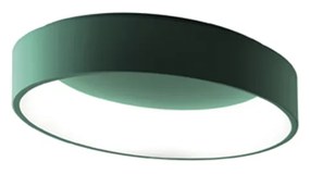 Sospensione Contemporanea Aurora Metallo Verde Bosco Led 27W