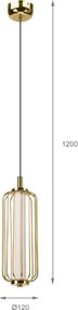 Lampadario LED su cavo BONNIE LED/15W/230V 3000K oro