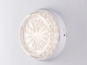 Plafoniera led capri bianca in termoplastica 30w 3200lm 4000k ip65 ...