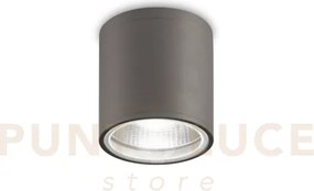 Gun faretto da esterno ip55 1 luce attacco gu10 antracite