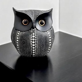 Decorazione da tavolo 15 cm nera