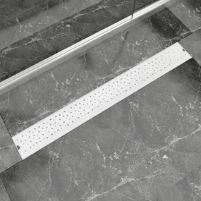 Canaletta Drenaggio Per Doccia Lineare 930x140 Mm Acciaio Inox /