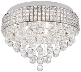 Zuma Line 19027-M - Plafoniera CAPRI 6xG9/25W/230V cromo