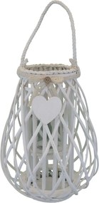 GEORGIE - lanterna in vimini tondo 16 x 46 cm