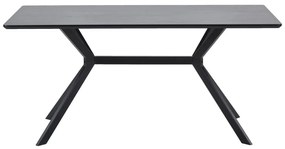 Tavolo da pranzo nero , 160 x 90 cm Bruno - WOOOD