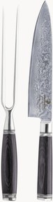 Set di 2 coltelli da intaglio in acciaio damascato Chef Cuisine