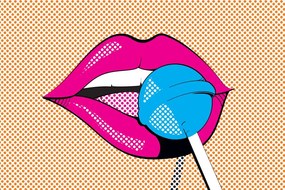 Stampa su tela – Lecca-lecca pop art