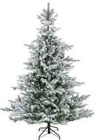 Albero di Natale artificiale innevato Montebianco verde H 180 cm x ø 132 cm