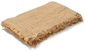 Copriletto beige per letto matrimoniale 240x260 cm Reloved - JUNA