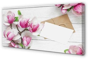 Quadro su tela Schede magnolia 100x50 cm