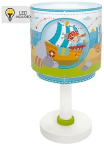 Dalber 60651N - Lampada da comodino LED per bambini PIRATE ISLAND 1xG4/4W/230V multicolore