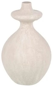 Vaso Crema Ceramica Sabbia 21 x 21 x 38 cm