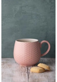 Tazza rosa chiaro in ceramica Embossed Honeycomb – Mason Cash