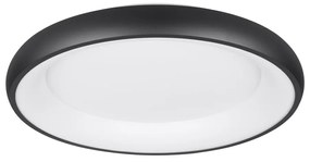 Plafoniera a LED dimmerabile nera Cardona - Trio