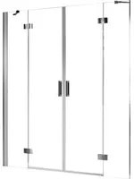 Porta Doccia 210 cm 2 Ante Battenti in Cristallo Trasparente 6mm H190 Fosterberg Herning